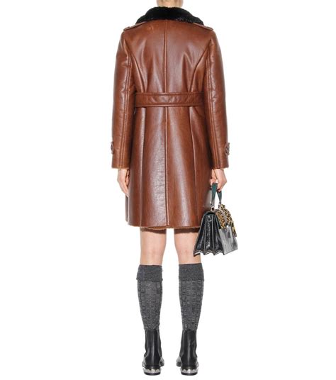 miu miu fur collar jacket|Luxury Women's Coats and Jackets .